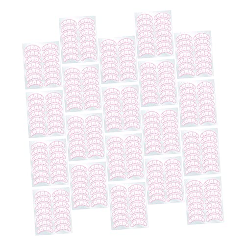 SOIMISS 30 Blatt Eyelash Extension Pads Geklebte Wimpern Isolations Sticker für Eyelash Training und Anwendung für Anfänger und Mannequin Übungen Verpackt von SOIMISS