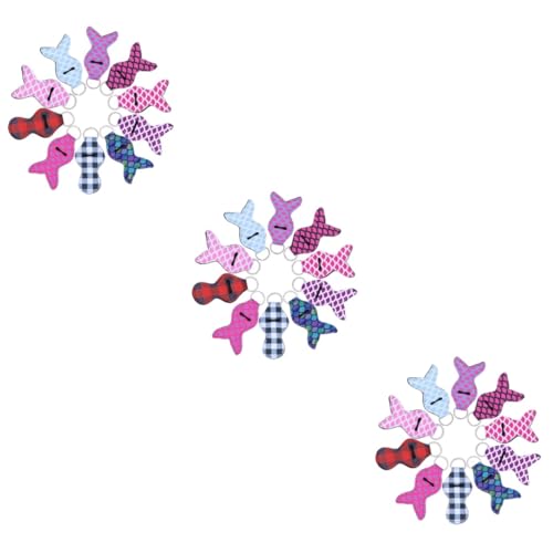 SOIMISS 30stücke Mermaid Schlüsselanhänger Mit Lippenbalsam- Teiliges Für Handtaschen Und Schlüsselringe Schützt Vor Hitze Verschiedenen Designs Und Farben von SOIMISS