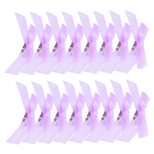 SOIMISS 30 Stück Teiliges Haarschleifen Haarspangen aus Weichem Ballettband Leichte Komfortable Duckbill Haarklammern für Mädchen Geeignet für Alltag Tanz Sport und Besondere Anlässe von SOIMISS