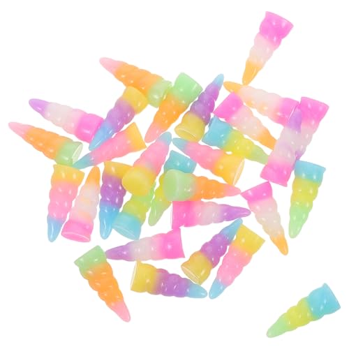 SOIMISS 30 Stück Teiliges Horn Bastelbedarf für Haarspangen und Haaraccessoires aus Leichtem Harz für Karneval Cosplay und Partys Diy von SOIMISS