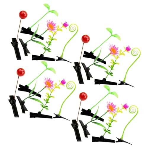SOIMISS 30 Stück Teiliges Kleine Haarklammern für Mädchen Realistische Pflanzen designs Bunte Haarschmuck accessoires Geeignet für Verschiedene Frisuren Wie Flechtfrisuren Locken Ponytail von SOIMISS
