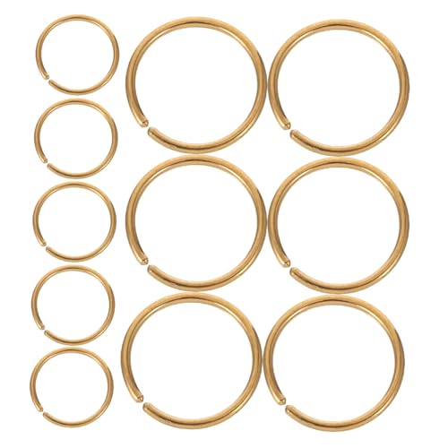 SOIMISS 30 Stück Teiliges Nahtlose Edelstahl Nose Hoops Minimalistischer Nasenring Vielseitig für Nase und Lippe Leichte Hautfreundliche Piercingringe für Damen und Herren Langlebiger von SOIMISS