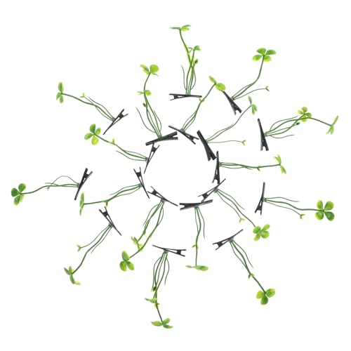 SOIMISS 30 Stück Teiliges Süße Vierblättrige Kleeblatt Haarspangen aus und Kunststoff Sicherer durch Federmechanismus Verspieltes Design für Mädchen und Damen Modisches Haarschmuck von SOIMISS