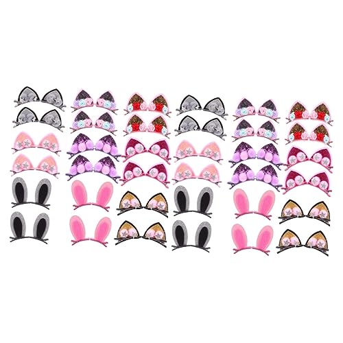 SOIMISS 36stücke Teiliges Niedliche Hasenohren Haarclips Für Mädchen Elegante Haaraccessoires Für Partys Geburtstagsfeiern Und Täglichen Gebrauch Für Besondere Anlässe von SOIMISS