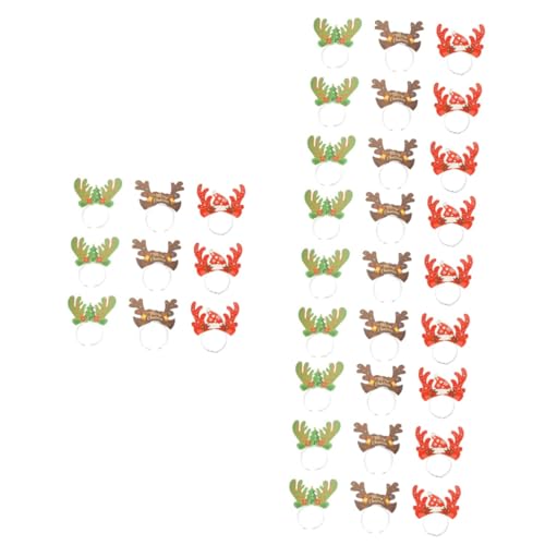 SOIMISS 36 Stück Weihnachts Geweih Stirnband Rentier Geweih Stirnband Für Pferde Feiertags Stirnbänder Für Frauen Party Kopfbedeckung Elch Geweih Stirnband Geweih Weihnachts von SOIMISS