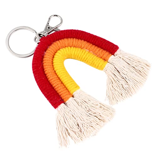 SOIMISS 3stücke Weaving Hanging Pendant Schlüsselanhänger Mit Quaste Kreatives Deko-Element Für Rucksäcke Handtaschen Und Schulranzen Als Abschiedsgeschenk Für -projekte Nordischer von SOIMISS
