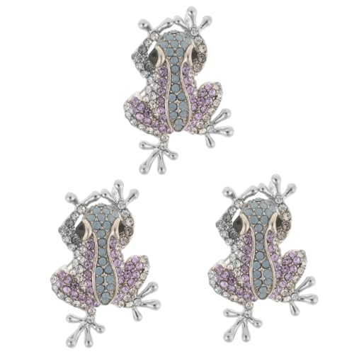 SOIMISS 3St Frosch Brosche Metall Brosche Schmuck Brosche Anzug Brosche Stilvolle Brosche Hut Brosche Taschenanhänger Pin-Ästhetik Krähe Broschennadel aus Metall Frosch-Stift Zinklegierung SOIMISS 3St Frosch Brosche Metall Brosche Schmuck Brosche Anzug Brosche Stilvolle Brosche Hut Brosche Taschenanhänger Pin-Ästhetik Krähe Broschennadel aus Metall Frosch-Stift Zinklegierung von SOIMISS