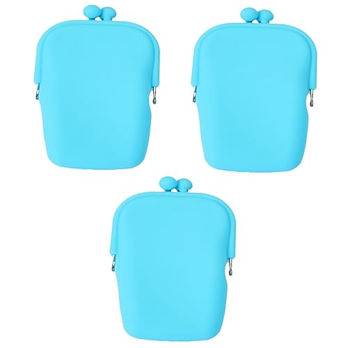 SOIMISS 3St Handytasche schlüsselbund Tasche Schlüsselanhänger Tasche Taschenzubehör für Handtaschen Kabelhalter Reise-Make-up-Taschen Münze Geldbörsen Tasche Kosmetiktasche aus Silikon von SOIMISS