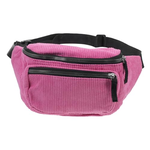 SOIMISS 3St Mini-Hüfttasche Gürteltasche Sling-Rucksäcke wiederverwendbarer Strohsack Frau Rucksack für Damen Crossbody Bags Crossbody Sling Mode Brustbeutel Rosa von SOIMISS