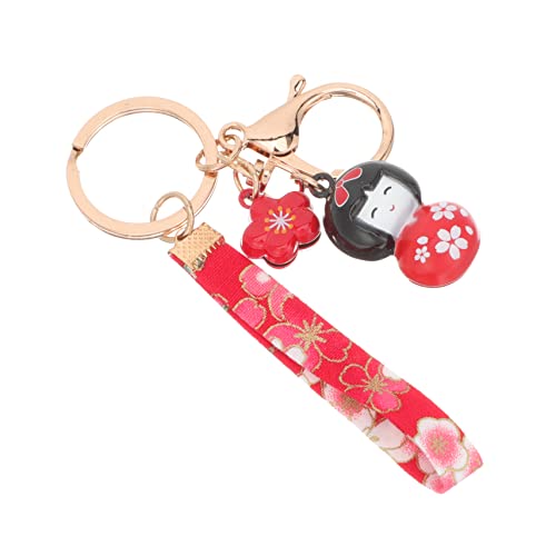 SOIMISS 3St Schlüsselanhänger Zephyr gutl Geldbörsenanhänger Baggage Tag schlüsselring Halter Handtaschenanhänger Autozubehör hängende Verzierung Tasche hängende Dekoration Legierung rot von SOIMISS
