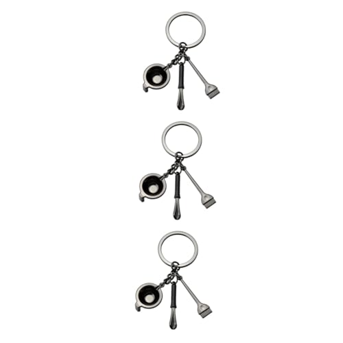 SOIMISS 3stücke Kreativer Schlüsselanhänger Zinklegierung Attraktives Hängedekor Für Schlüssel Und Taschen Langlebig Und Perfektes Für Frauen Und Männer von SOIMISS