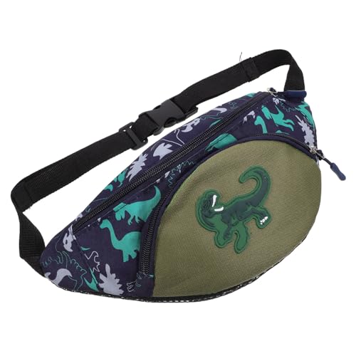 SOIMISS 3stücke Casual Dinosaur Chest Pouch Für Junge Mädchen Verstellbare Bauchtasche Grün Tragbar Als Umhängetasche Für Reisen Und Sport Robust Und Langlebig Für Kleine Abenteurer von SOIMISS