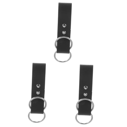 SOIMISS 3stücke Medieval Hike Rock Gürtel Zubehör Verstellbarer Lederring Mit Einzigartigem Design Für Renaissance-cosplay Langlebig Und Stilvoll Für Verschiedene Rockfarben von SOIMISS