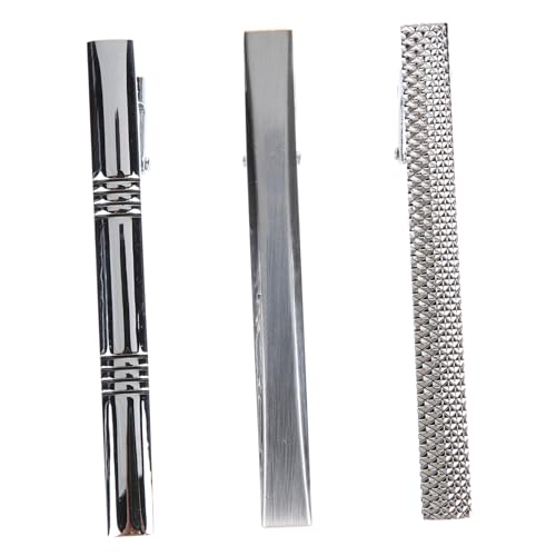 SOIMISS 3stücke Herren Krawattenklammer Stilvolles Krawattenzubehör Für Hochzeiten Business Und Alltag Leicht Und Sicher Für Krawatte Vielseitig Kombinierbar Mit Anzügen Und Hemden von SOIMISS