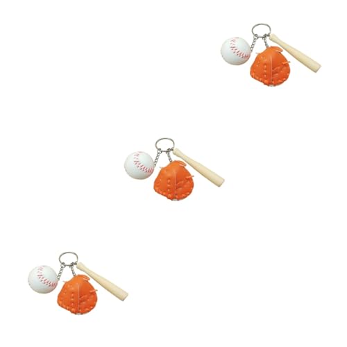 SOIMISS 3stücke Sportlicher Baseball Schlüsselanhänger Aus Hochwertigem Material Dekorativer Schlüsselring Für Taschen Rucksäcke Und Für Zu Feiertagen Und Besonderen Anlässen von SOIMISS
