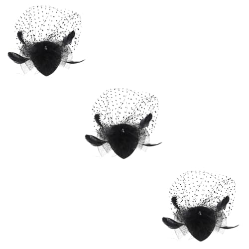 SOIMISS 3stücke Braut Fascinator Hut Mit Federn Und Schleife Eleganter Kopfschmuck Für Hochzeiten Teepartys Und Besondere Anlässe Leicht Und Bequem Haardekoration Für Frauen von SOIMISS