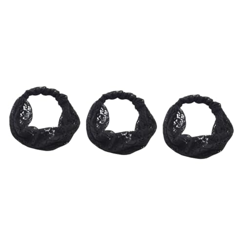SOIMISS 3stücke Vintage Damen Kopftuch Aus Spitze Weiches Elastisches Haarband Für Partys Und Anlässe Atmungsaktiv Schweißabsorbierend Knitterfrei Elegantes Design Schwarz Für Damen SOIMISS 3stücke Vintage Damen Kopftuch Aus Spitze Weiches Elastisches Haarband Für Partys Und Anlässe Atmungsaktiv Schweißabsorbierend Knitterfrei Elegantes Design Schwarz Für Damen von SOIMISS