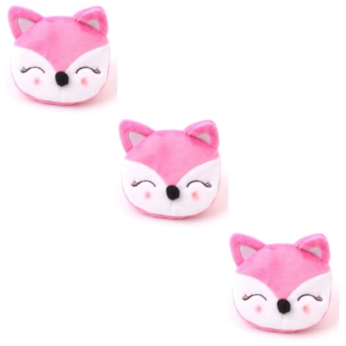 SOIMISS 3st Mini-geldbörse Reißverschlusstasche Für Bargeld Weiche Münztüten Im Cartoon-Stil Kleine Handtasche Damenhandtasche Plüschgeldbörse Süße Geldbörse Bank Geldbeutel Portemonnaie von SOIMISS