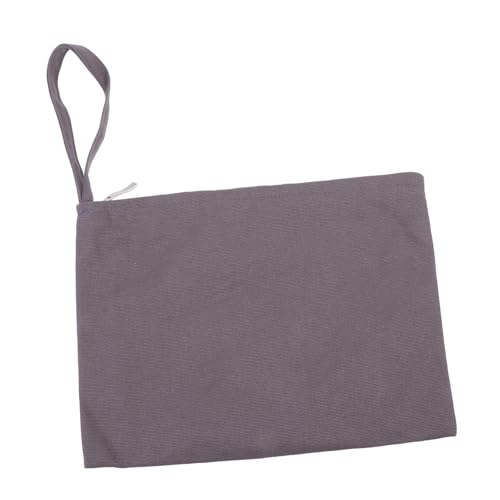 SOIMISS 3stücke Praktische Handytasche Aus Canvas Mit Reißverschluss Tragbare Handy Und Münztasche Tiefgrau Für Schlüssel Bargeld Und Persönliche Gegenstände von SOIMISS