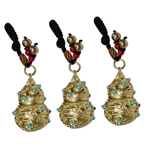 SOIMISS 3st Schlüsselanhänger Chinesisches Schlüsselhalter Am Gürtel Hängendes Gadget Schlüsselhalter Für Gürtel Tasche Zubehör Armband-anhänger Duftanhänger Mit Trageriemen Kupfer von SOIMISS