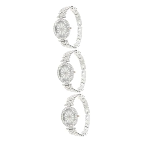 SOIMISS 3stücke Damen Armbanduhr Mit Verstellbarem Band Elegantes Design Aus Robusten Materialien Für Täglichen Gebrauch Zeitlos Und Chic Frauen Uhr Für Jeden Anlass von SOIMISS