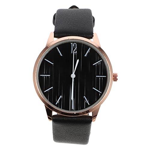 SOIMISS 3stücke Damen Armbanduhr Mit Verstellbarem Lederarmband Elegante Uhr Für Freizeit Und Alltag Präzise Zeitmessung Modisches Design Für Frauen Und Mädchen von SOIMISS
