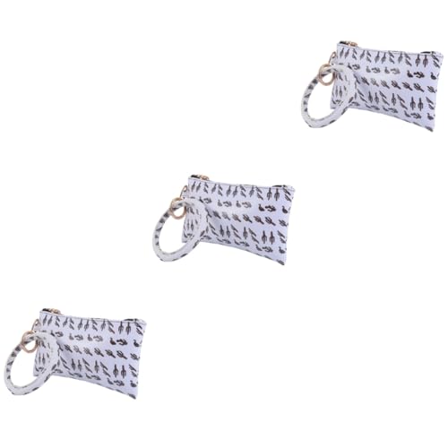 SOIMISS 3stücke Damen Leder Geldbörse Mit Armband Design Praktische Handtasche Für Handy Und Essentials Für Shopping Freizeit Und Partys Elegant Und Modisch Mit Kaktus-Muster von SOIMISS