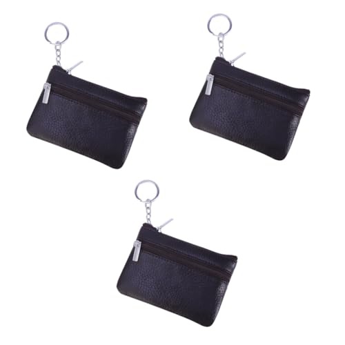 SOIMISS 3stücke Damen Münzbeutel Aus Echtem Leder Multifunktionale Geldbörse Für Karten Schlüssel Und Kleingeld Kleine Umhängetasche Für Reisen Und Einkäufe Leicht Und Langlebig von SOIMISS