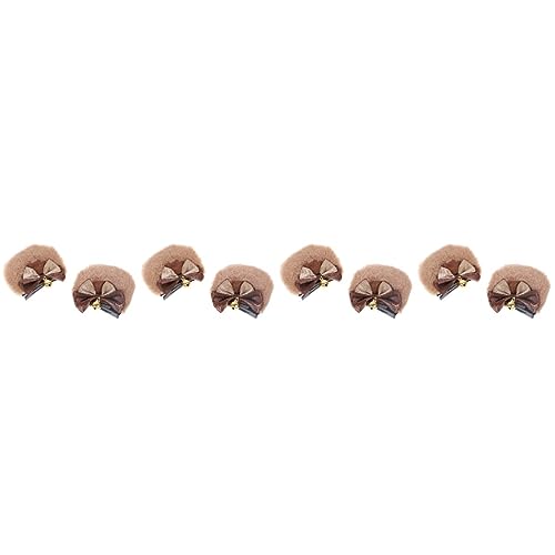 SOIMISS 4paare Bärchen Ohrclips Mit Schleife Niedliche Haarspangen Für Cosplay Und Partys Für Mädchen Und Damen Süßes Haaraccessoire Für Halloween Weihnachten Und Festivals von SOIMISS