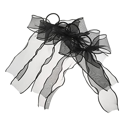 SOIMISS 4 Stck. Teiliges Elastische Haargummis mit Zarter Organzaschleife Dekorative Ponytail Halter für Mädchen Langlebige und Vielseitige Haarschleifen für Modisches Haarschmuck von SOIMISS