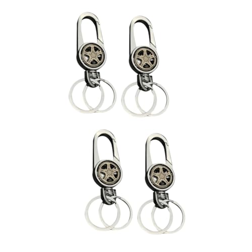 SOIMISS 4stücke Metall Schlüsselanhänger Langlebiger Schlüsselring Aus Praktische Farben Für von SOIMISS