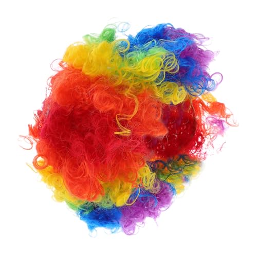 SOIMISS 4 Stück Bunte Clown Afro Perücken Lustige Lockige Disco Perücke Verstellbar Synthetisch Unisex für Karneval Halloween Party Cosplay SOIMISS 4 Stück Bunte Clown Afro Perücken Lustige Lockige Disco Perücke Verstellbar Synthetisch Unisex für Karneval Halloween Party Cosplay von SOIMISS