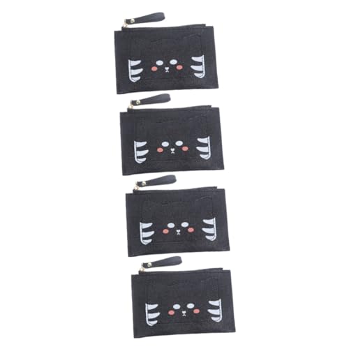 SOIMISS 4stücke Pu Leder Kartenetui Mit Mehreren Fächern Süßes Cartoon-Design Für Mädchen Praktische Geldbörse Für Alltag Und Besondere Anlässe Zum Geburtstag Oder Valentinstag von SOIMISS