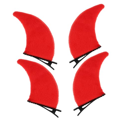 SOIMISS 4stücke Hörner-haarspangen Für Frauen Halloween Haaraccessoires Dekorative Haarclips Für Karneval Geburtstagsfeiern Und Fotoshootings Langlebig Und Tragbar Kreatives Design von SOIMISS