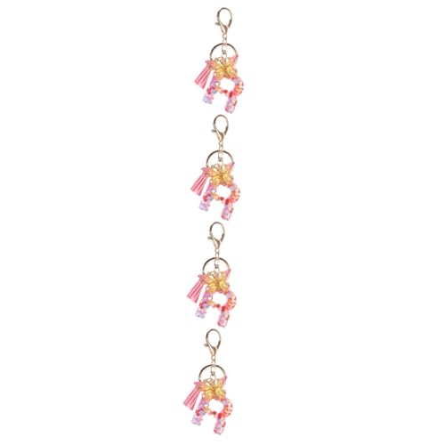 SOIMISS 4 Stück Englischer Schlüsselanhänger Initialer Schlüsselanhänger Buchstabe k Schlüsselanhänger personalisierter Warnweste personalisiert Schlüsselanhänger mit Buchstabenanhänger von SOIMISS