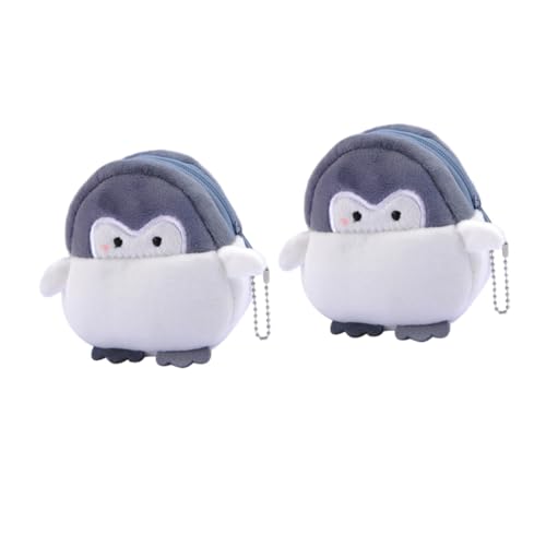 SOIMISS 4stücke Kuscheltier Münzbeutel Nette Pinguin Geldbörse Aus Plüsch Für Damen Für Reisen Shopping Und von SOIMISS