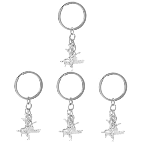 SOIMISS 4stücke Delikater Gymnastik Schlüsselanhänger Sportlicher Schlüsselring Für Gymnastikfans Stylisches Accessoire Für Taschen Und Schlüssel Aus Feinem Material Mit von SOIMISS