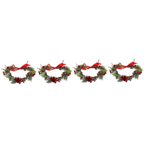 SOIMISS 4stücke Blumenkranz Haarband Für Damen Eleganter Kopfschmuck Mit Grünem Blattdesign Für Hochzeiten Gartenpartys Cosplay Und Besondere Anlässe Leicht Und Bequem Perfekter von SOIMISS