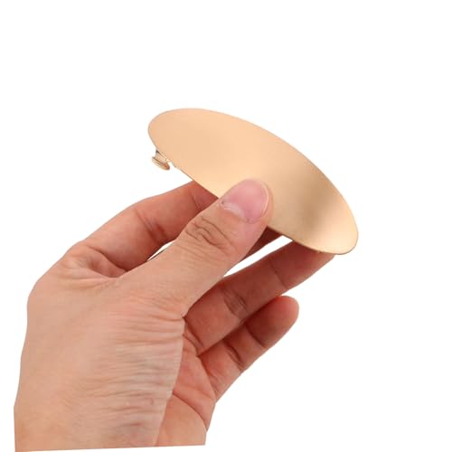 SOIMISS 4 Stück Metall Haarspangen Oval French Hair Clips für Damen und Mädchen Gebürstete Oberfläche Sicherer Styling Haarklammern für Partys und Formelle Anlässe von SOIMISS