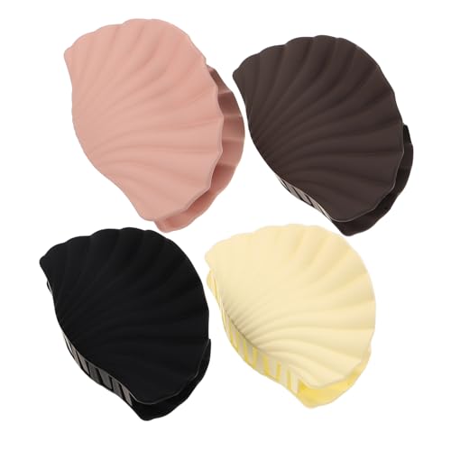 SOIMISS 4stücke Muschel Haarklammern Für Damen Strand Haarschmuck Für Mädchen Muschel-haar-accessoires Haar-clips Aus Kunststoff Für Frauen Und Mädchen Styling Werkzeuge von SOIMISS