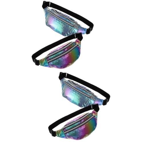 SOIMISS 4stücke Titel Fanny Pack Modische Hüfttasche Für Männer Und Frauen Verstellbare Umhängetasche Mit Reißverschluss Für Shopping Reisen Freizeit von SOIMISS