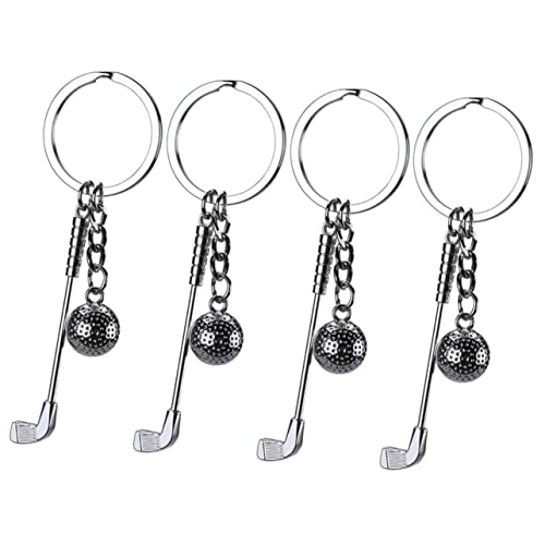 SOIMISS 4stücke Golfs Schlüsselanhänger Golfball Schlüsselringe Als Kreative Dekoration Für Schlüssel Und Taschen Golfzubehör Für Golfer von SOIMISS
