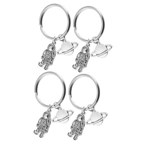 SOIMISS 4 Stück Schlüsselanhänger Zubehör Weltraumastronaut-roboterspielzeug Neuheit Schlüsselanhänger Planet Charms Schlüsselanhänger Außerirdisches Spielzeug Schlüsselanhänger Für Herren von SOIMISS