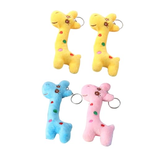 SOIMISS Schlüsselanhänger in Giraffenform Puppenanhänger Schlüsselanhänger- Modeanhänger Taschen-hängeornament Plüschtier-Accessoire von SOIMISS