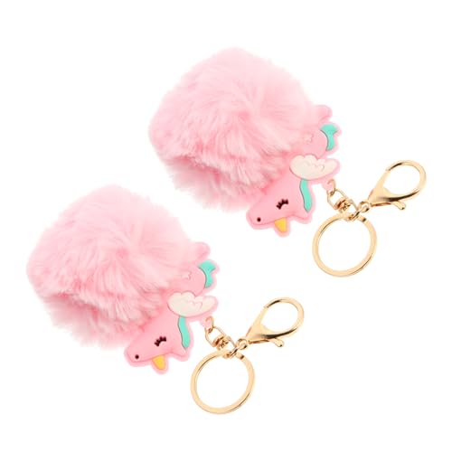 SOIMISS 4stücke Einhorn Schlüsselanhänger Schlüsselbund Deko Für Taschen Und Rucksäcke Bezauberndes Design Mit Einhorn Und Goldener Schlaufe Als Für Freunde Und Familie von SOIMISS