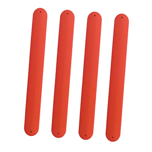 SOIMISS 4 Stück Silikon Slap Armbänder für Bunte DIY Klatscharmbänder Dekorativ und Flexibel für Partys und Kreative Bastelprojekte von SOIMISS