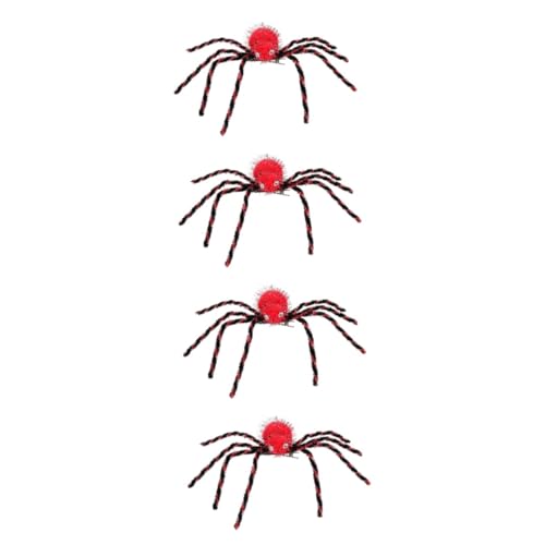 SOIMISS 4stücke Halloween Spider Haarschmuck Lustiger Haarclip Für Mädchen Dekoration Für Kostümpartys Und Halloween-feiern Leicht Und Sicher Mit Niedlichem Spinnen-design von SOIMISS