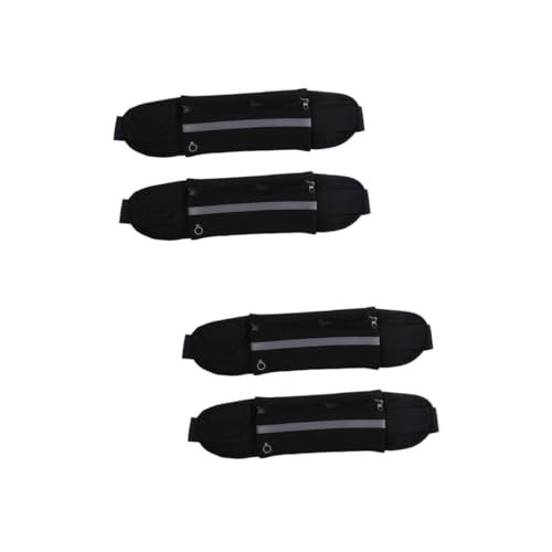 SOIMISS 4 Stück Sportliche Hüfttasche Wohnmobil-pilzentlüftung Outdoor-Fanny Herren Gürteltasche Schwarze Spitzenmanschetten Reise Gürteltasche Gürteltaschen Für Herren Bauchtasche Black SOIMISS 4 Stück Sportliche Hüfttasche Wohnmobil-pilzentlüftung Outdoor-Fanny Herren Gürteltasche Schwarze Spitzenmanschetten Reise Gürteltasche Gürteltaschen Für Herren Bauchtasche Black von SOIMISS