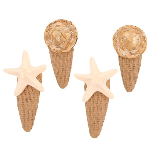 SOIMISS 4 Stück Teiliges Meerjungfrauen Haarschmuck Set Langlebigen Leichten Muschel und Haarspangen für Damen und Mädchen für Strand Hochzeit Sommerurlaub und Partys von SOIMISS