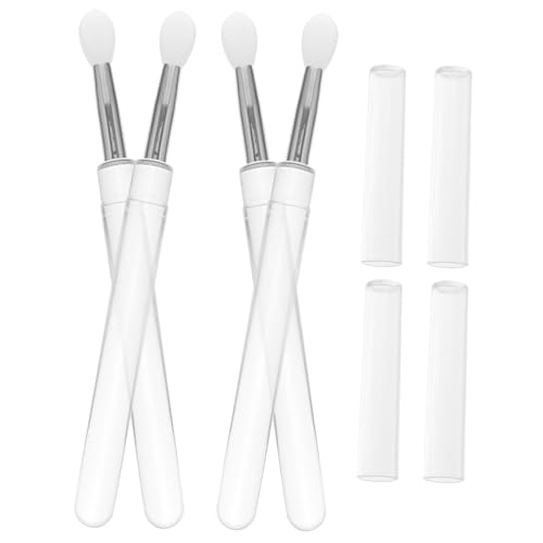 SOIMISS 4 Stück Teiliges Silikon Lippenpinsel mit Staubschutzkappe Wiederverwendbar Weich und Praktisch für Lippenstift Lippenbalsam und Lidschatten Tragbar für Make Up Unterwegs SOIMISS 4 Stück Teiliges Silikon Lippenpinsel mit Staubschutzkappe Wiederverwendbar Weich und Praktisch für Lippenstift Lippenbalsam und Lidschatten Tragbar für Make Up Unterwegs von SOIMISS